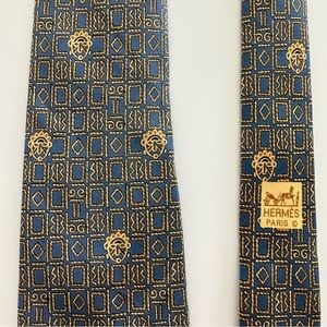 Hermes Silk Tie